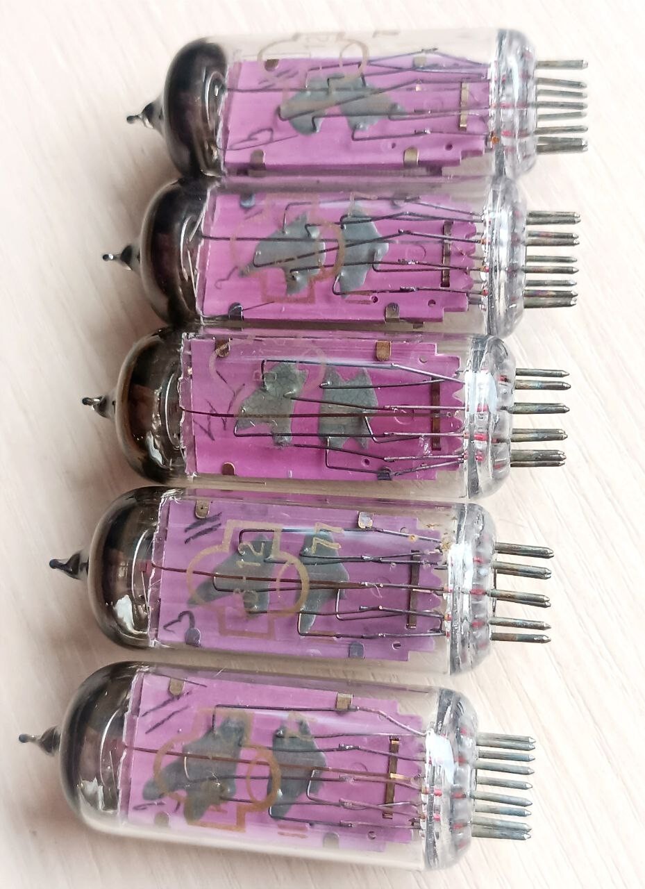 2 pcs IV-12 indicator VFD TUBE Nixie Clock display INDICATOR DIY USSR IN12 IN 12