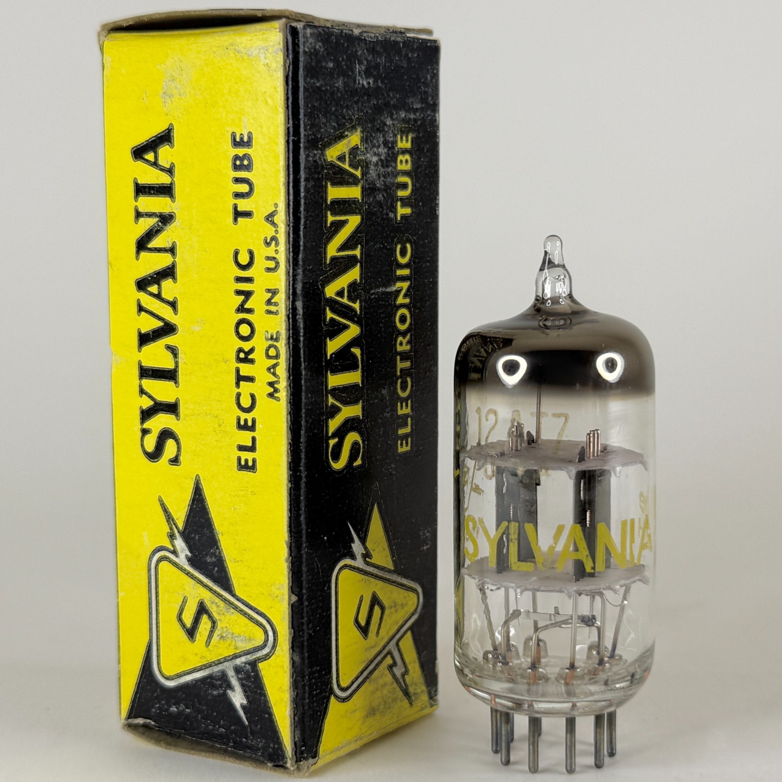 (1) Tested 1967 Sylvania 12AT7 Tube with Box Code be JRH Twin Triode Tube