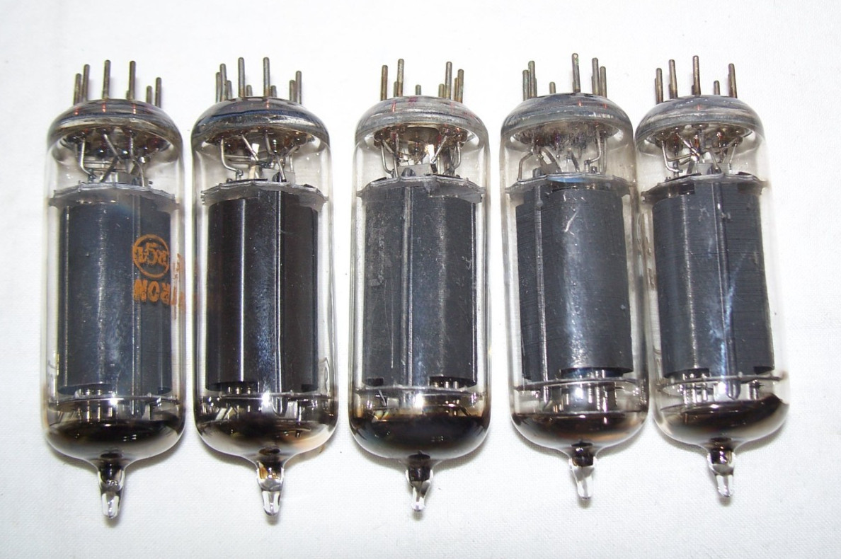 Lot of (20) RCA 6CL6 tubes,radio,amp,pentode,6197,black plate