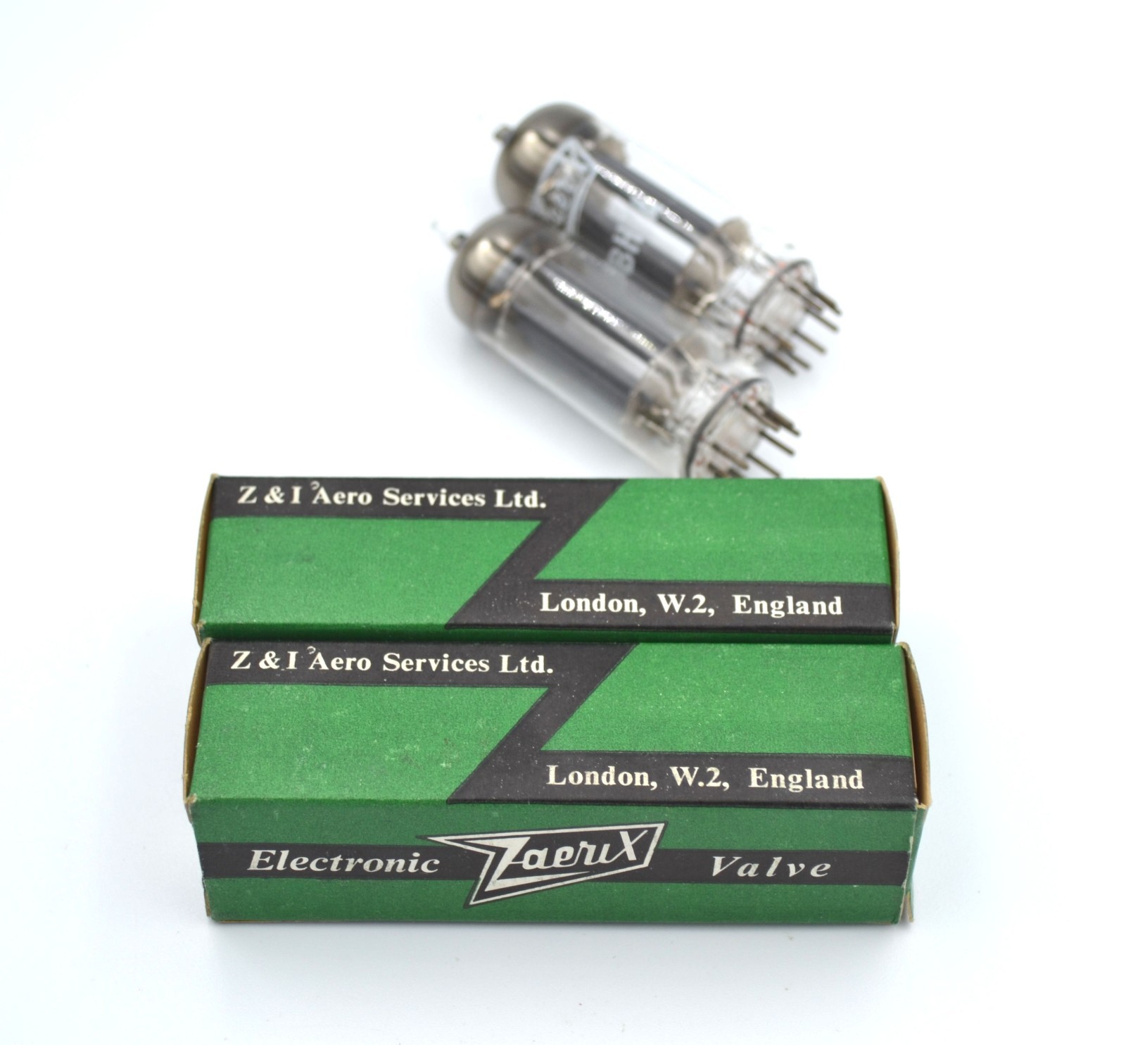 Zaerix 12BH7A MATCHED PAIR New NOS Tube Original Box