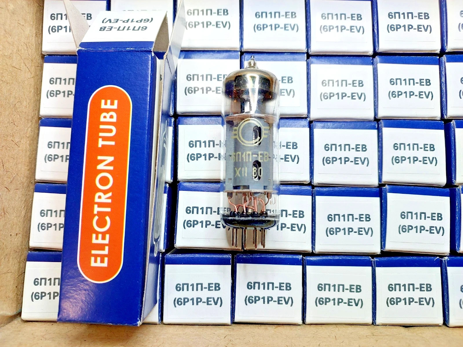 US Stock! 4x 6P1P-EV / 6P1 / 6П1П-ЕВ SVETLANA Tubes Pentode Same Date NEW NOS