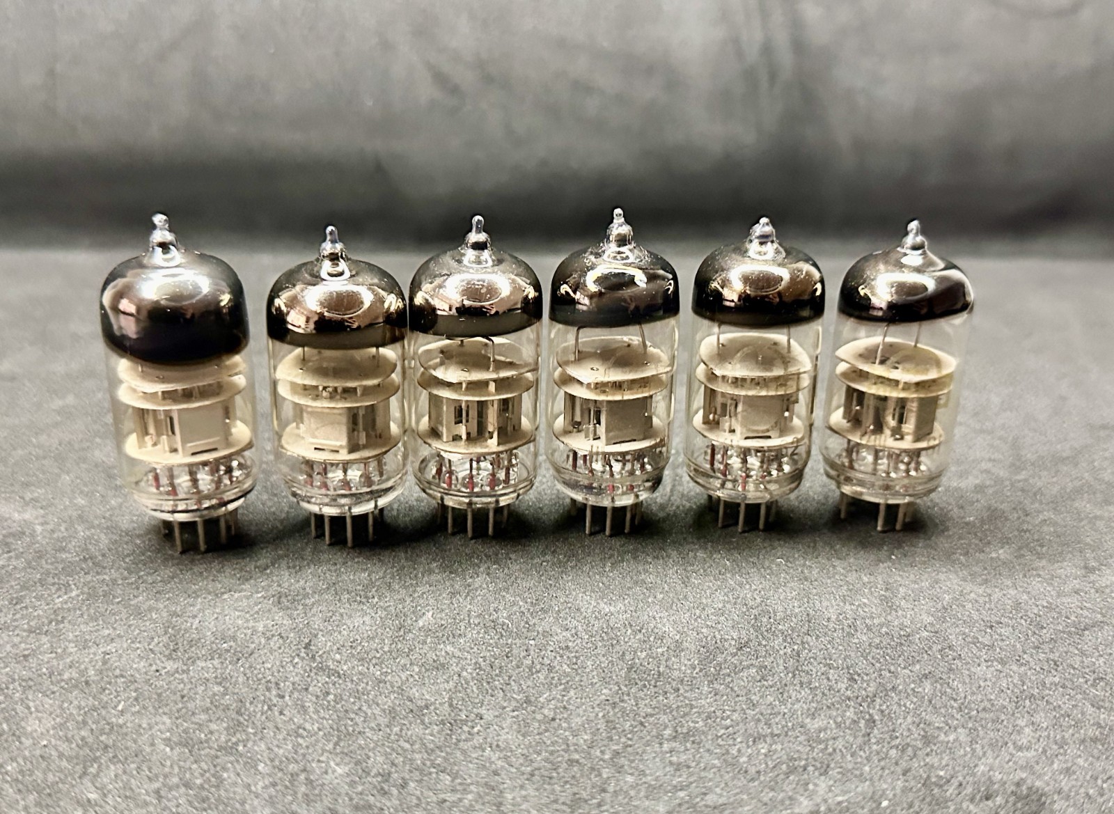 6 PCS 6N2P-E (~ECC83/~12AX7/6Н2П-Е) NEW DUAL TRIODE VACUUM TUBE SILVER ANODE