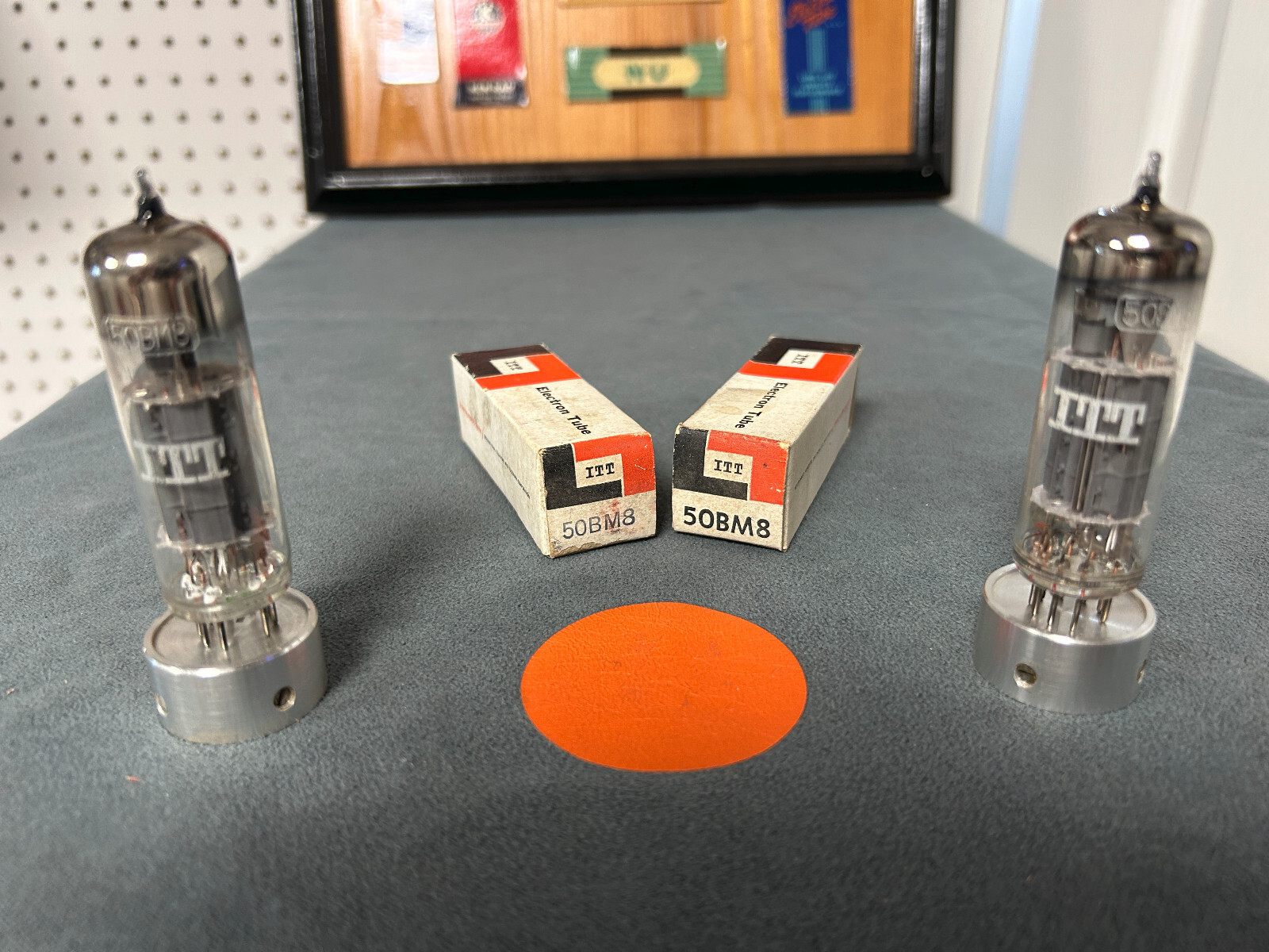 Pair of ITT (Japan) 50BM8 Tubes – NOS NIB – Sencore TC162 Test
