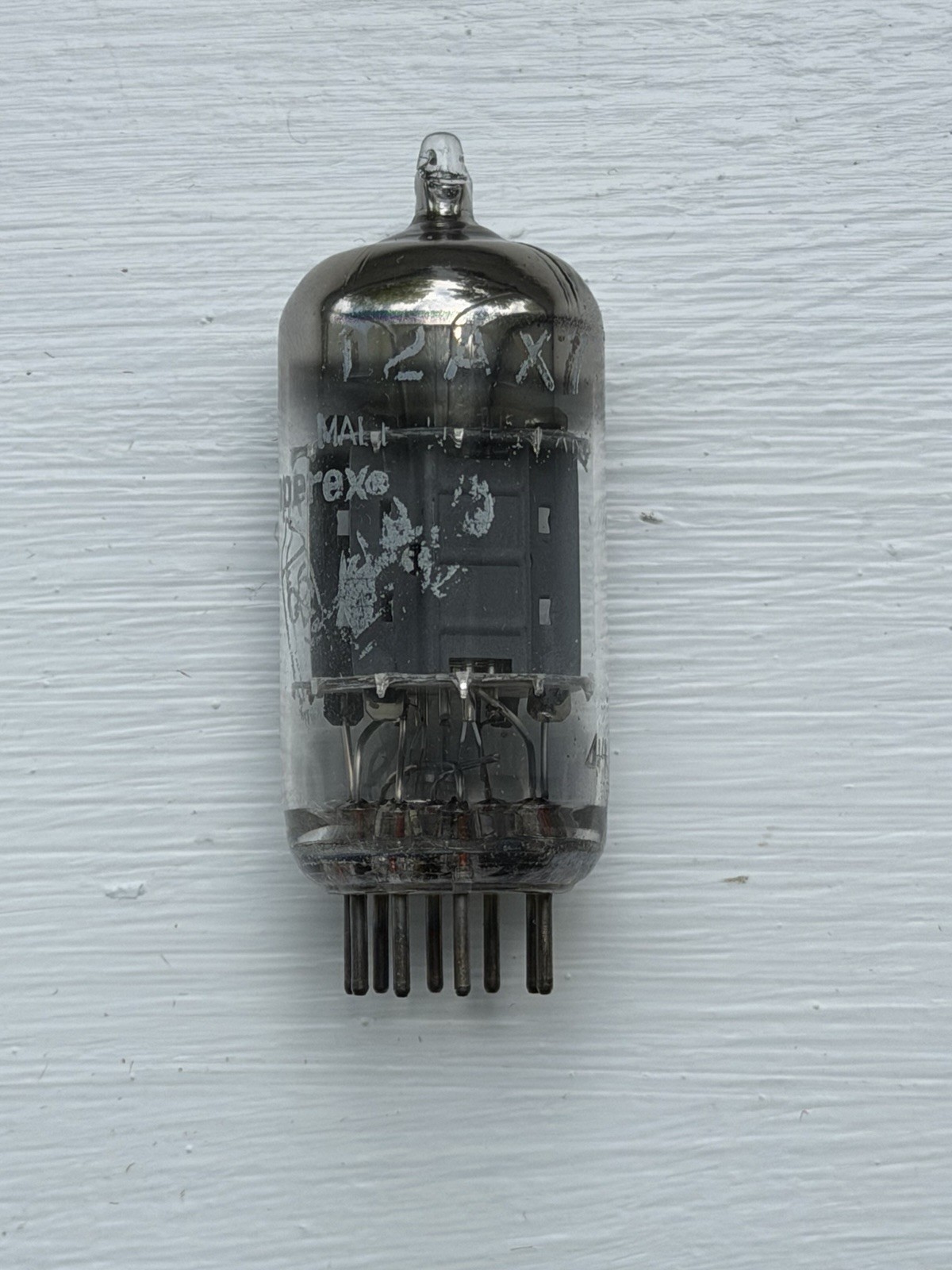 Amperex 12AX7 Bugle Boy Tube Holland Heerlen Δ4K4 B&K 700 & B&K 606 Tested