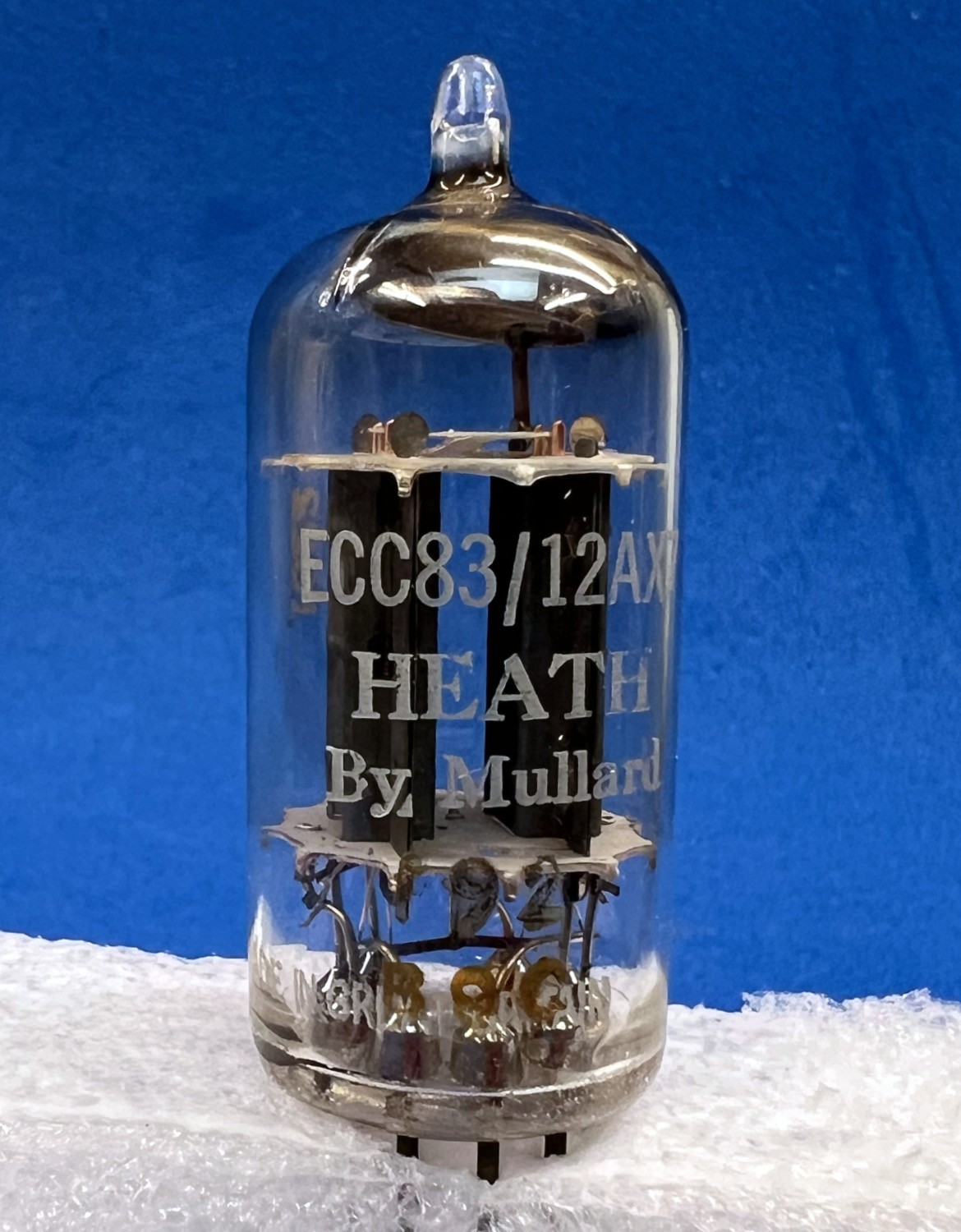 Heath by Mullard ECC83 12AX7 F92 Long Plate Blackburn Tube TV-7B/U tested 42/42