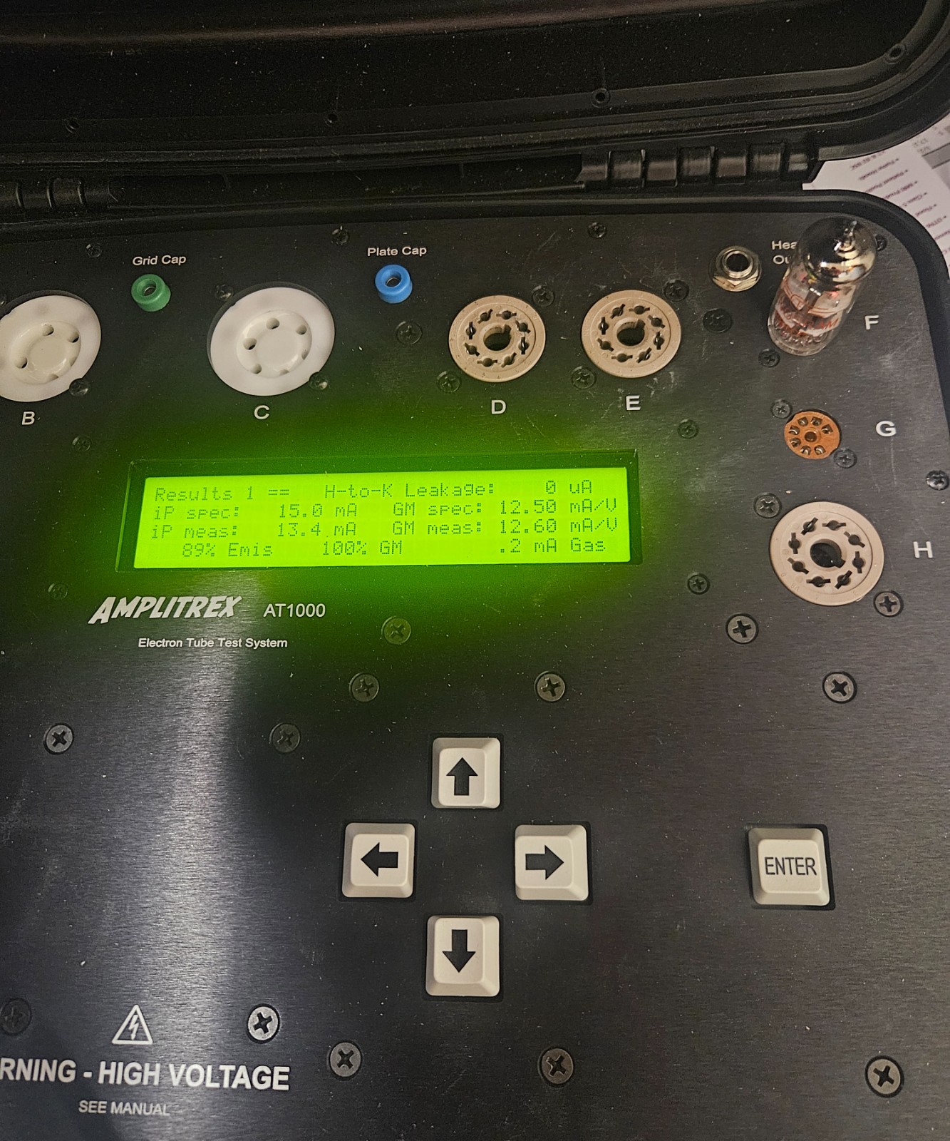 Single Tungsram E88CC 6922 AMPLITREX TESTED VERY STRONG