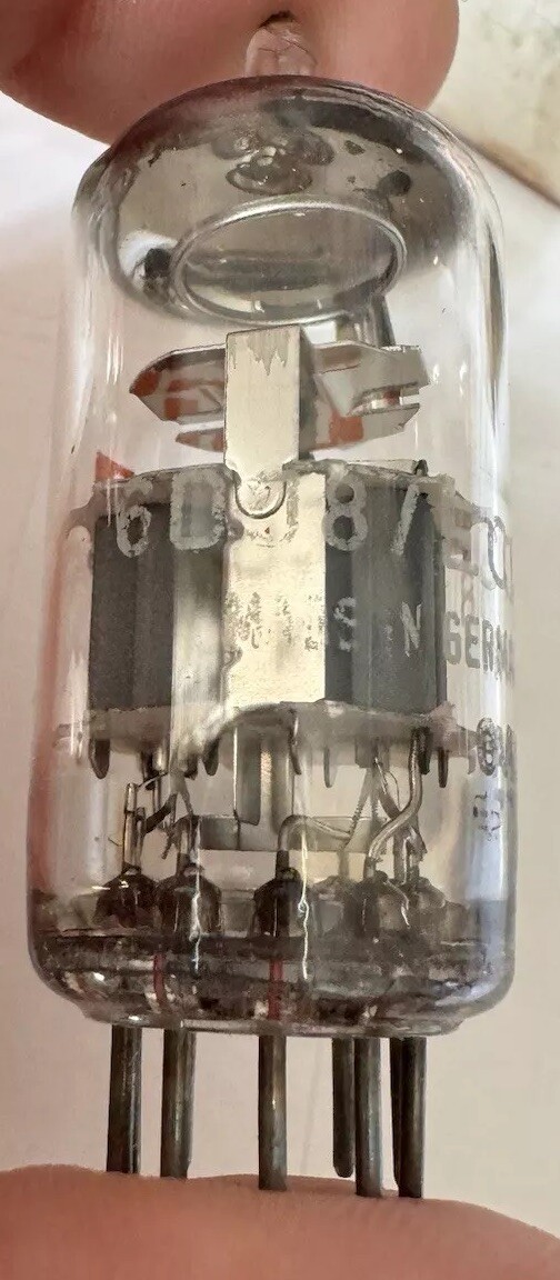 SIEMENS ECC88 E88CC 6922 6DJ8 NOS (RCA Label Frame Grid Silver Shield grail Ga2