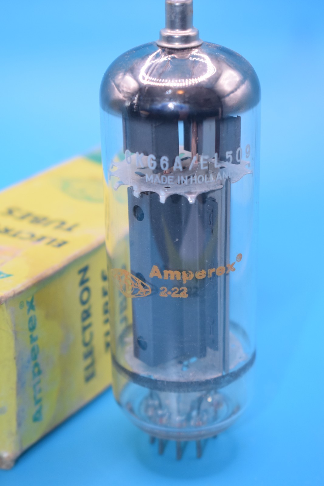 NOS Amperex 6KG6A EL509 Vintage Power Sweep Output Tube – Test B&K 747B SUPERB!