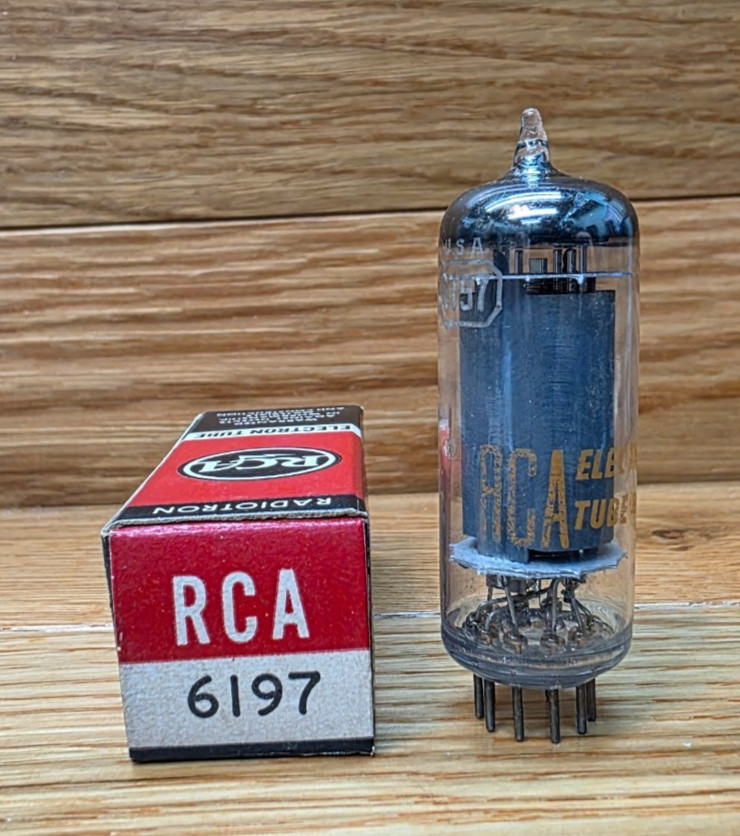 1- RCA 6197 6CL6 Vacuum Tube Tested NOS/NIB Qty. Available