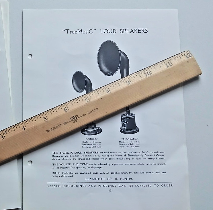 TMC Early 1920s Wireless Catalog Crystal, Valve, Tube, Broadcasting, Marconi Era