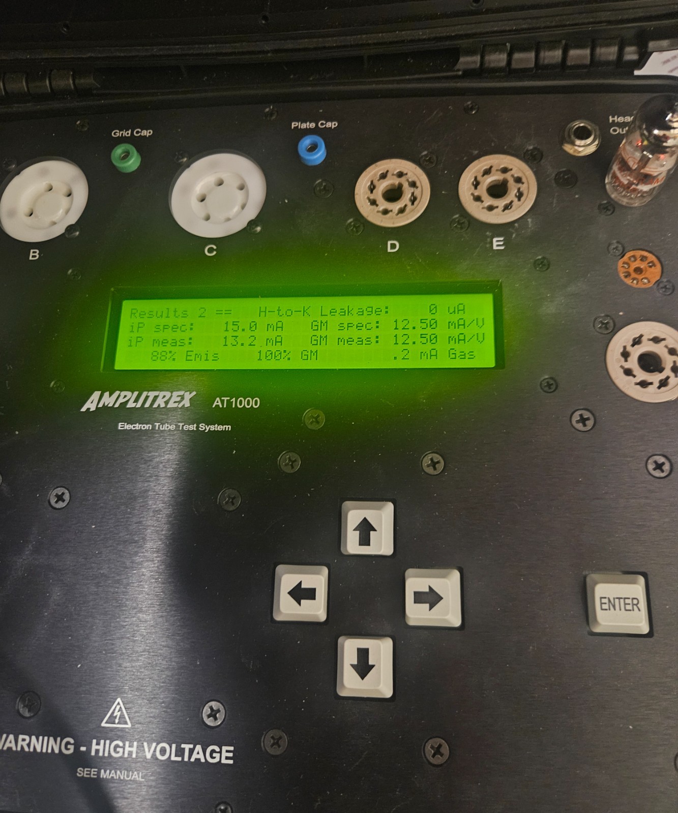 Single Tungsram E88CC 6922 AMPLITREX TESTED VERY STRONG
