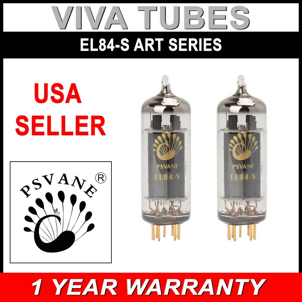 Ip Matched Pair (2 pcs) Psvane EL84-S Art Series Vacuum Tubes – USA Seller