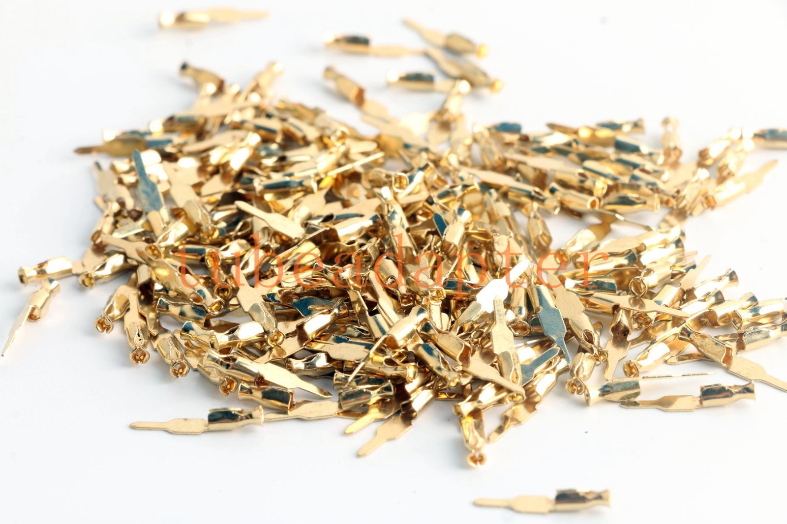 100pcs Gold plated female tube pins for EL84 12AX7 ECC808 12AU7 6922 IN-18 IN-12