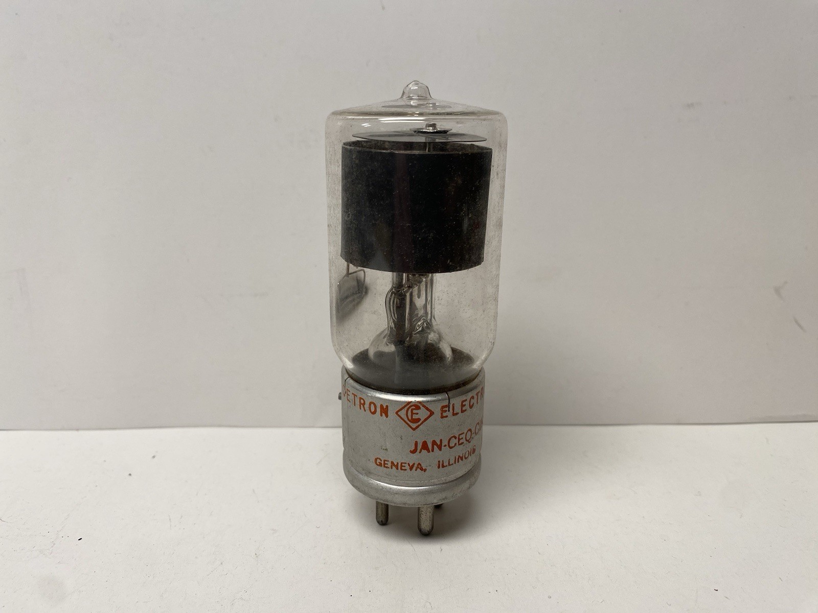 (1) JAN-CEQ-C1K Cetron Electronic Vacuum Tube Vintage Radio