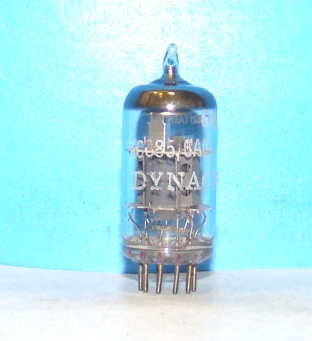 6AQ8 ECC85 Dynaco amplifier vintage radio audio vacuum tube tested Britain 6AQ8