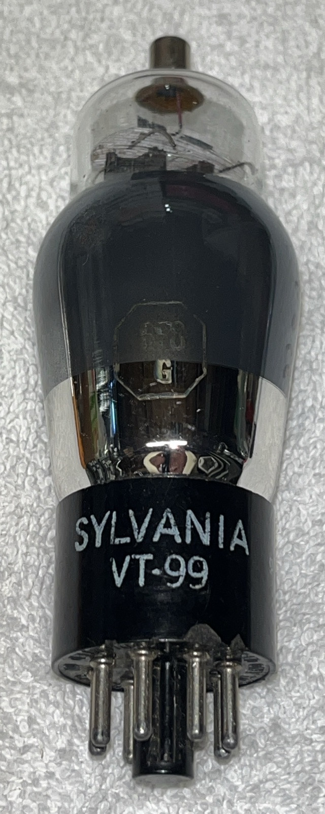 Sylvania 6F8G VT99 Vacuum Tube Smoke Glass Tested NOS