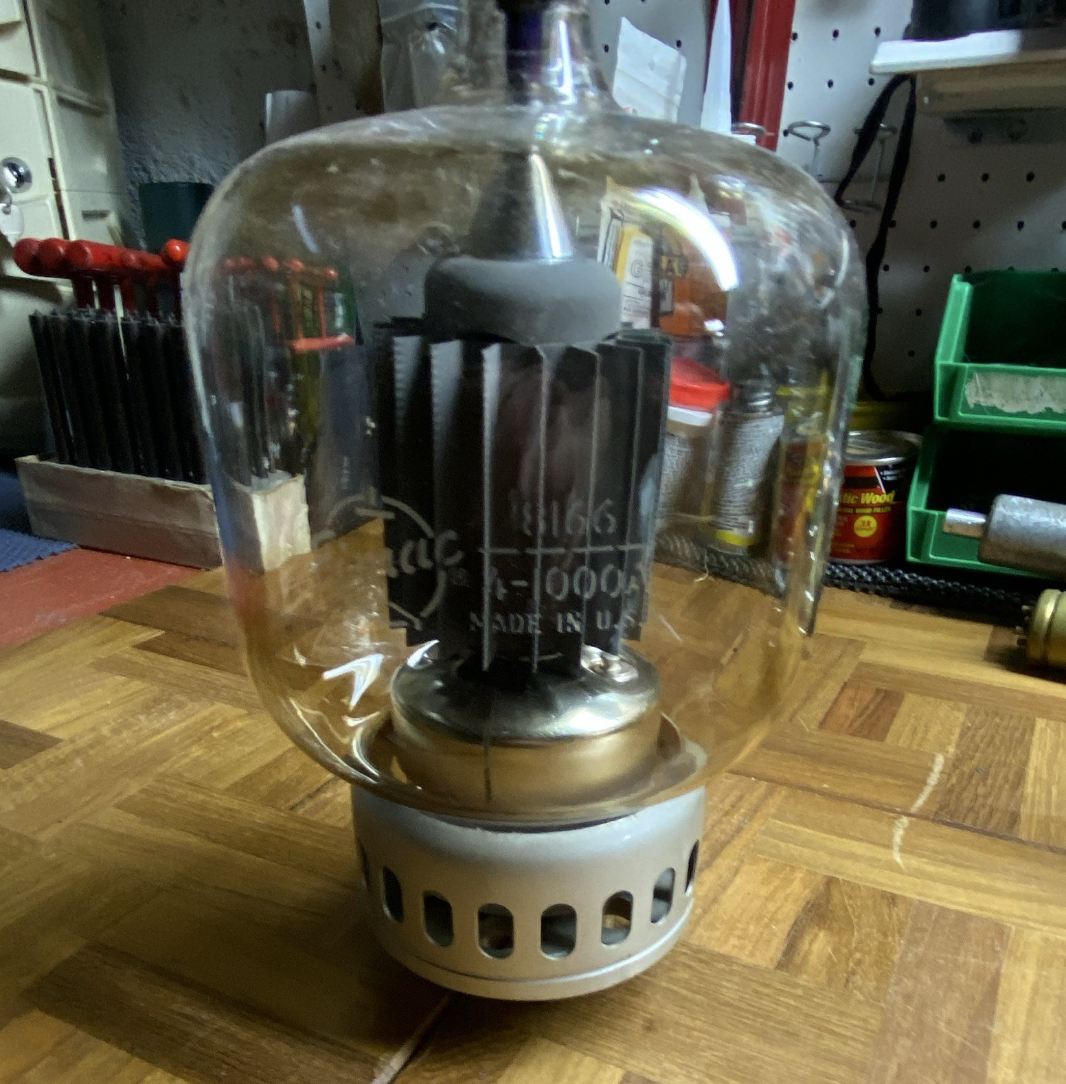 Eimac 4-1000A Vacuum Tube Glass Vacuum Electron Tube Model 4-1000A