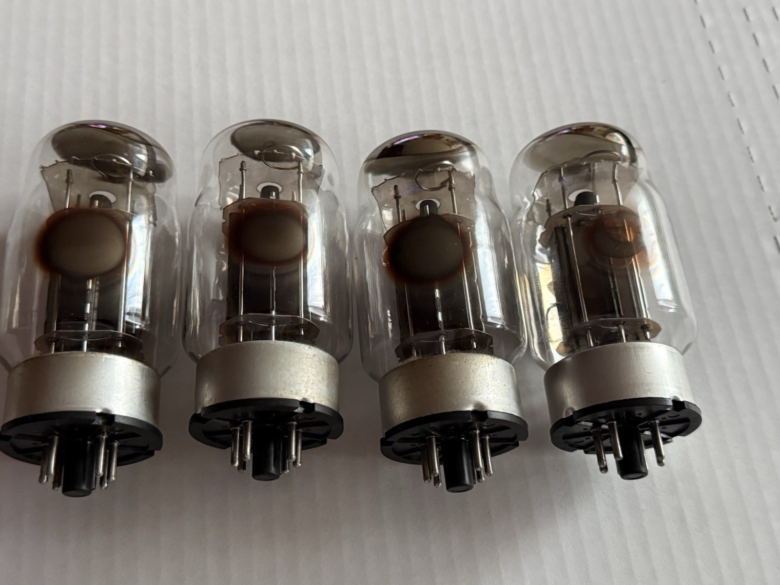 Set of 4 GEC KT88 Tubes. Test Good. Tested In Amp Also.