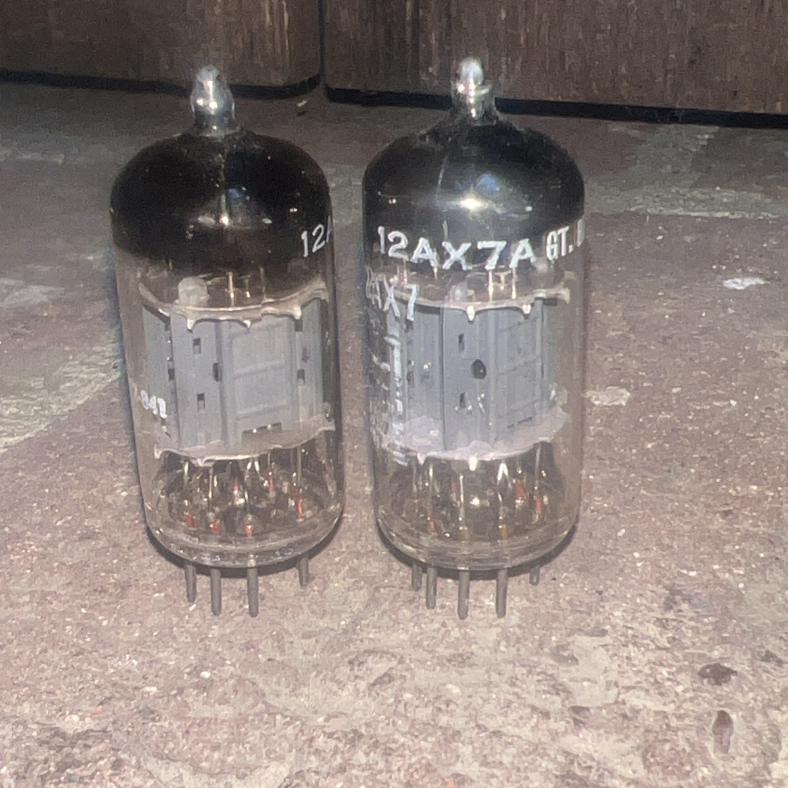 2-Mullard 12AX7 ECC83 Vintage Electronic Preamp Tubes Test nos Blackburn Match