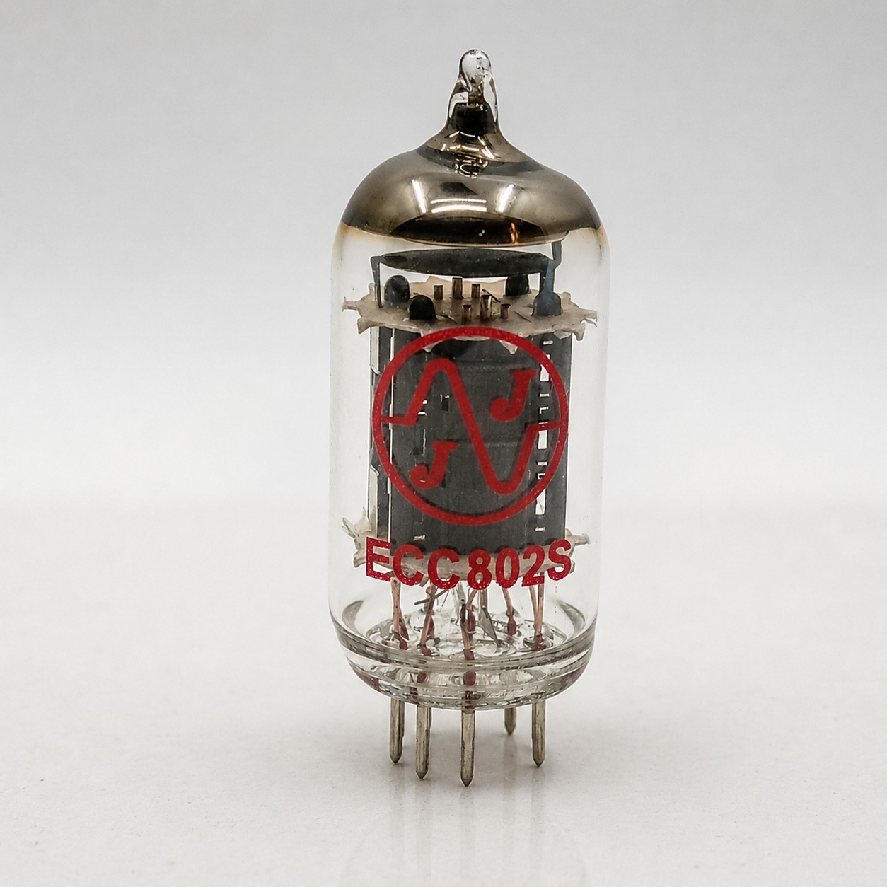 JJ ECC802S / 12AU7 Long Plate Preamp Tube Tested Low Noise Audio HiFi Guitar Amp