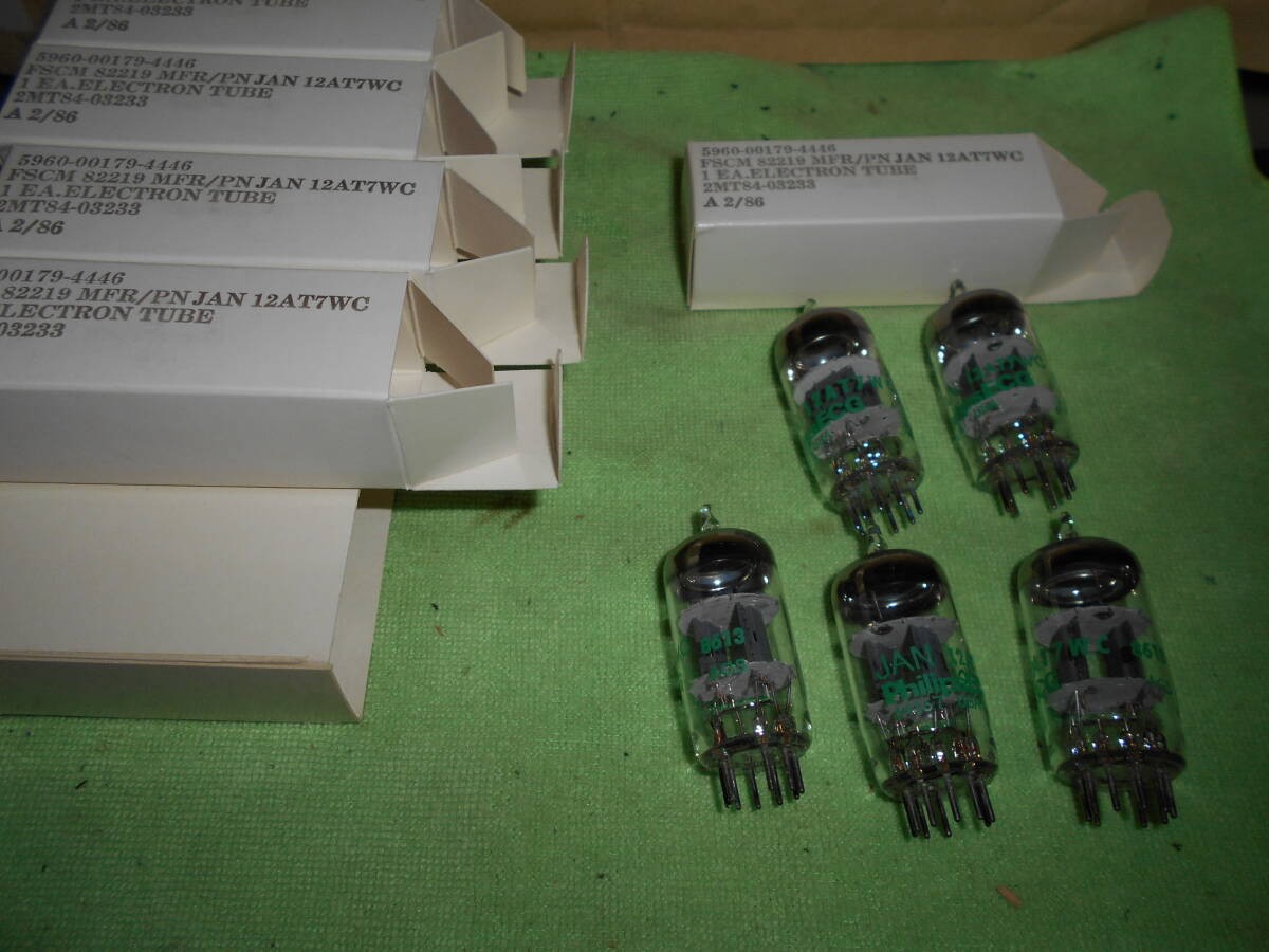 Philips ECG 12AT7WC Vacuum Tubes 5 Pieces Unused