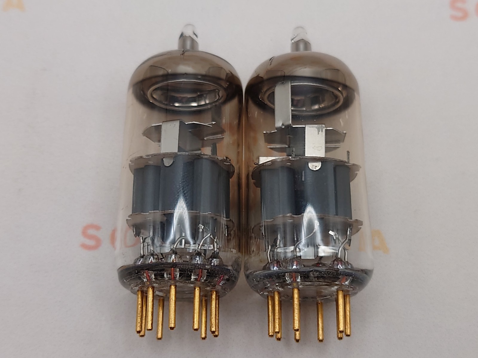 Philips E188CC 7308 O-getter Matched Pair – Heerlen 1960 – Near NOS
