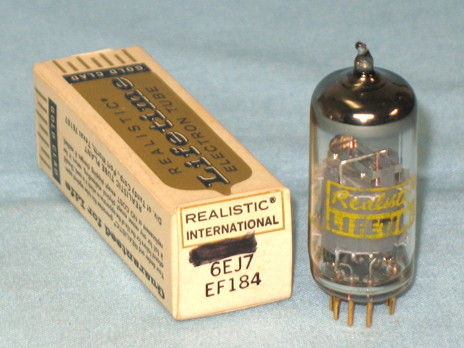 VACUUM TUBE ~ 6EJ7 / EF184 ~ REALISTIC ~ NOS ~ # 6EJ7 / EF184