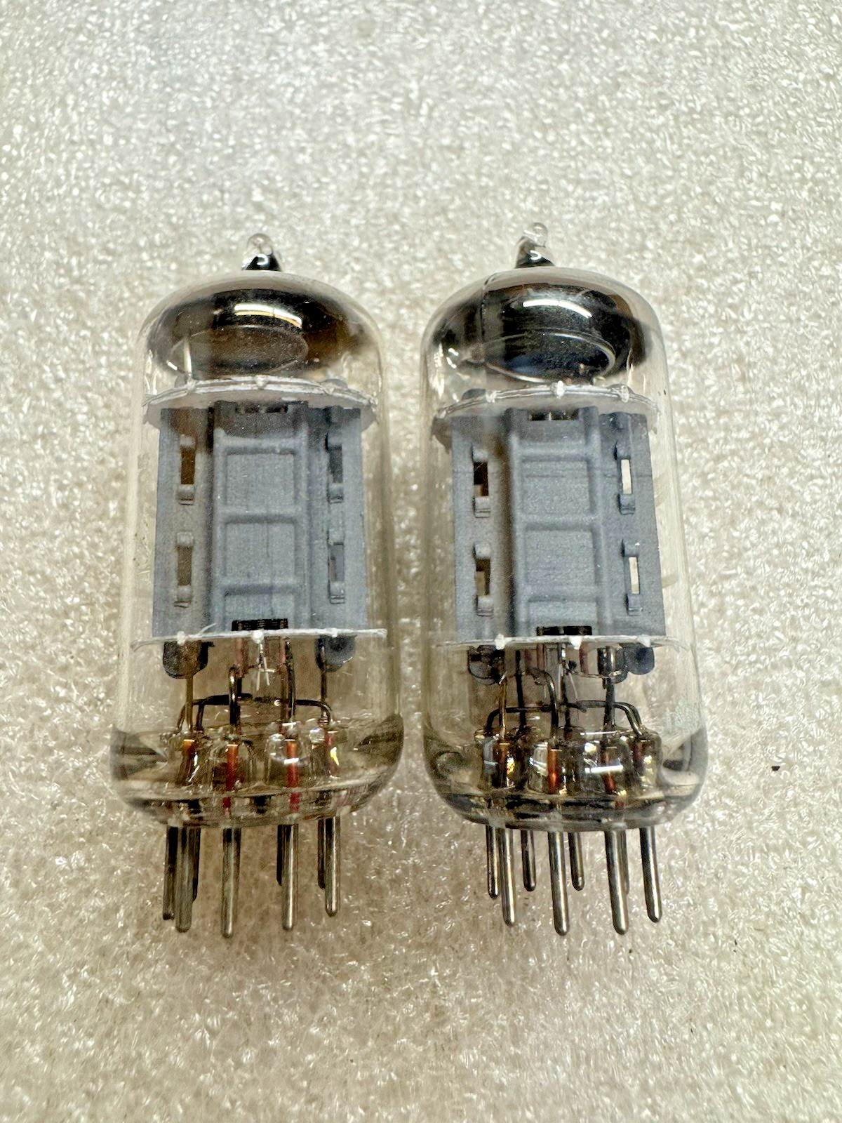 Mullard Japan ECC82 12AU7 Tubes Long Plate Matching Pair
