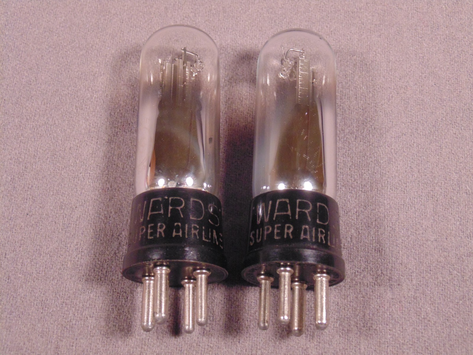 2 99 WARDS SUPER AIRLINE Antique Radio Amp Type UX99 Vacuum Tubes Balanced