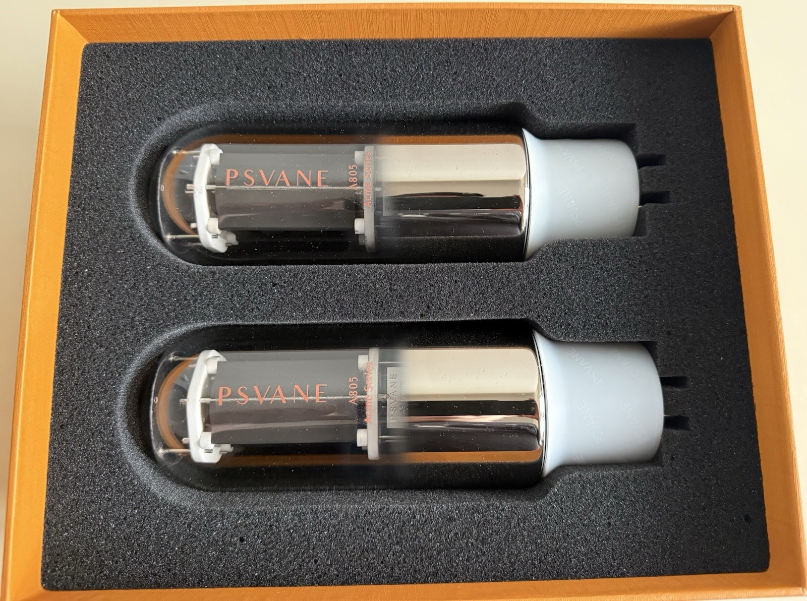 PSVANE Acme Series A805 Vacuum Tubes – Factory Matched Pair – NEW in Box