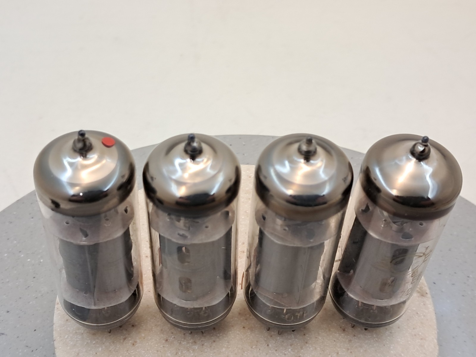 6P1P-EV tube Matched Quad NOS /6AQ5 / – Longlife Tetrode Tubes – Tested – Hi-Fi