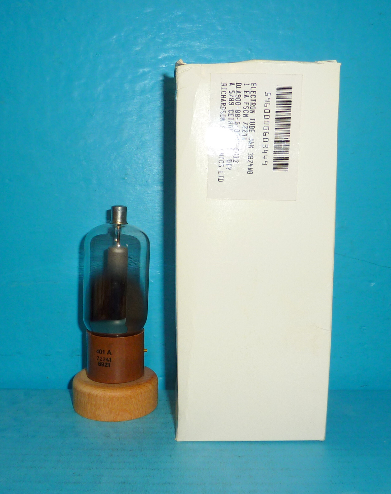 3 Cetron JAN-3B24WB Half Wave Rectifiers Tube Halo Getter NOS/NIB Free Shipping