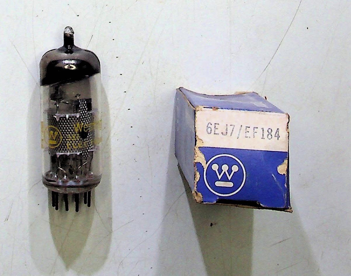 Westinghouse 6EJ7 EF184 NOS Vacuum Tube for Radio & Audio Equipment