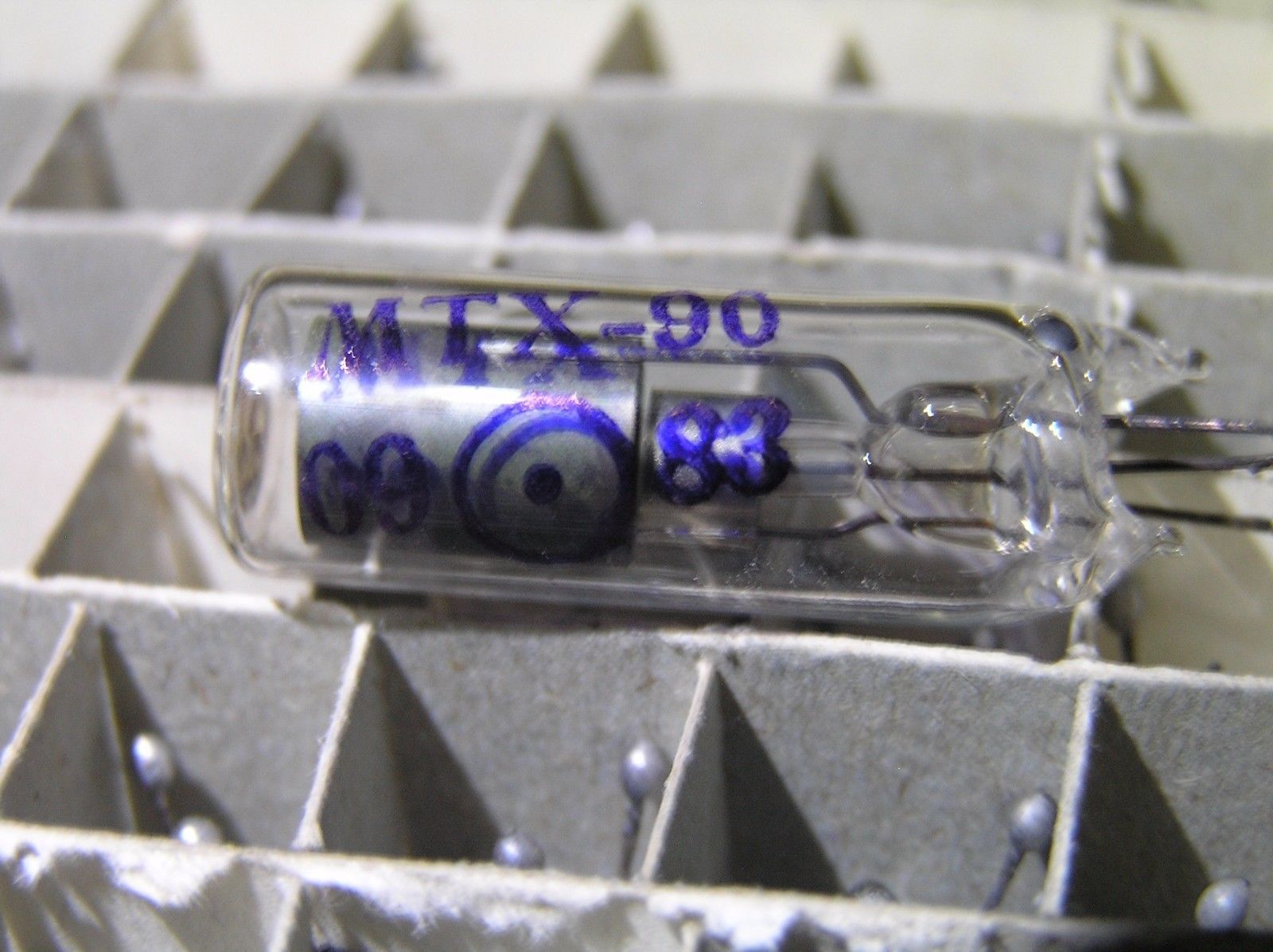 100 x MTH-90 / MTX-90 NEW, NOS Military Thyratron, Cold Cathode, Neon, Nixie