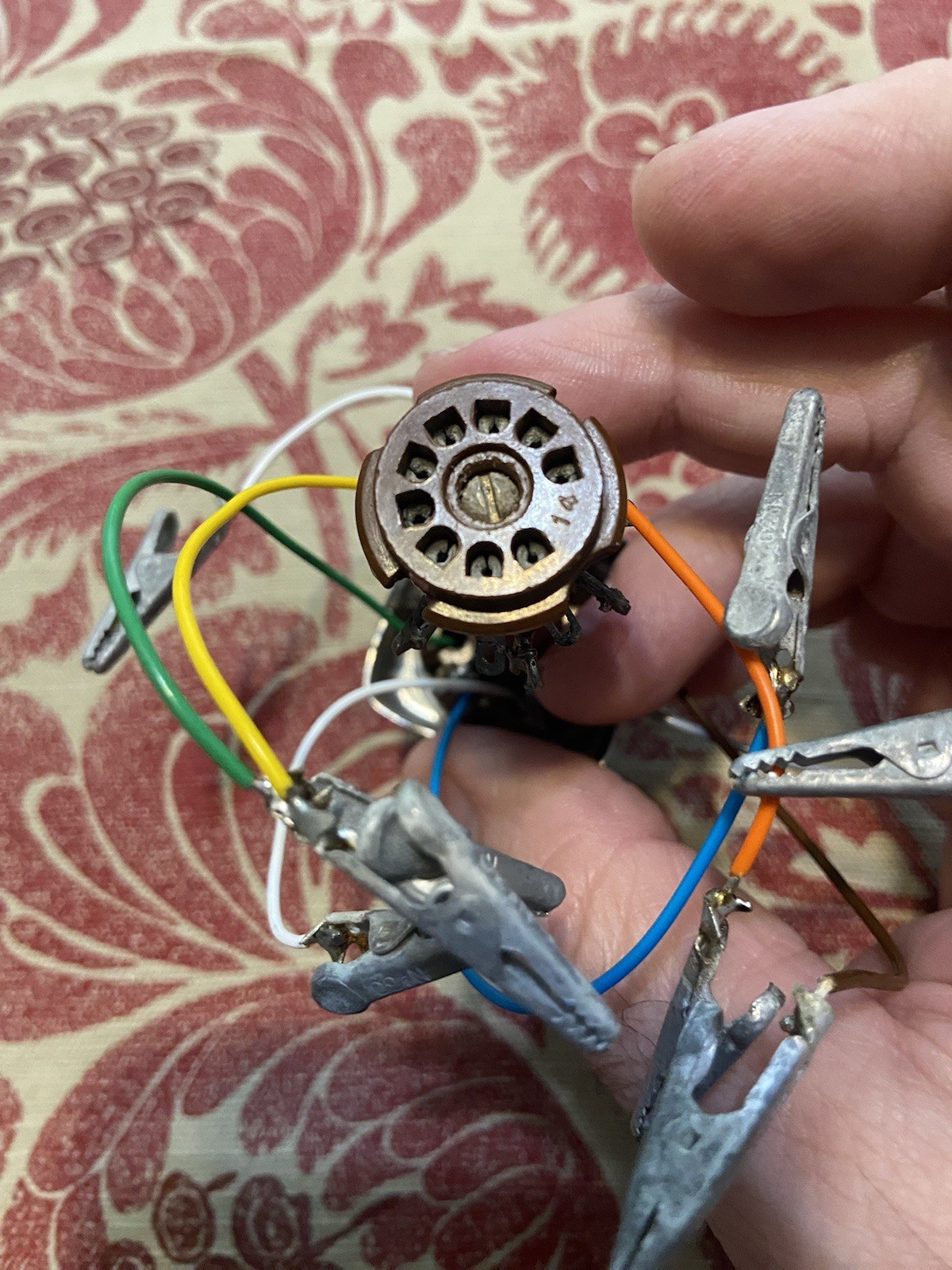 Vector Vacuum Tube Test Socket 8 Pin Octal To 9 Pin Miniature