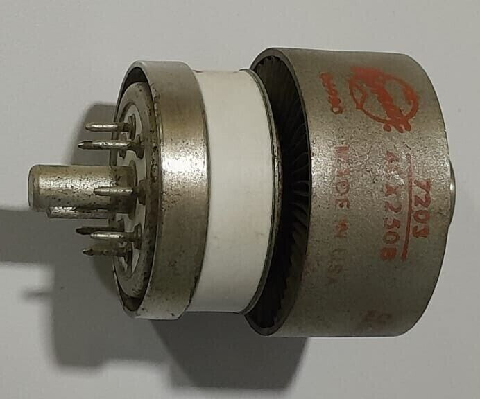 NOS NIB Eimac 4CX250B 7203 Ham Radio Transmitting Power Tube Made in USA