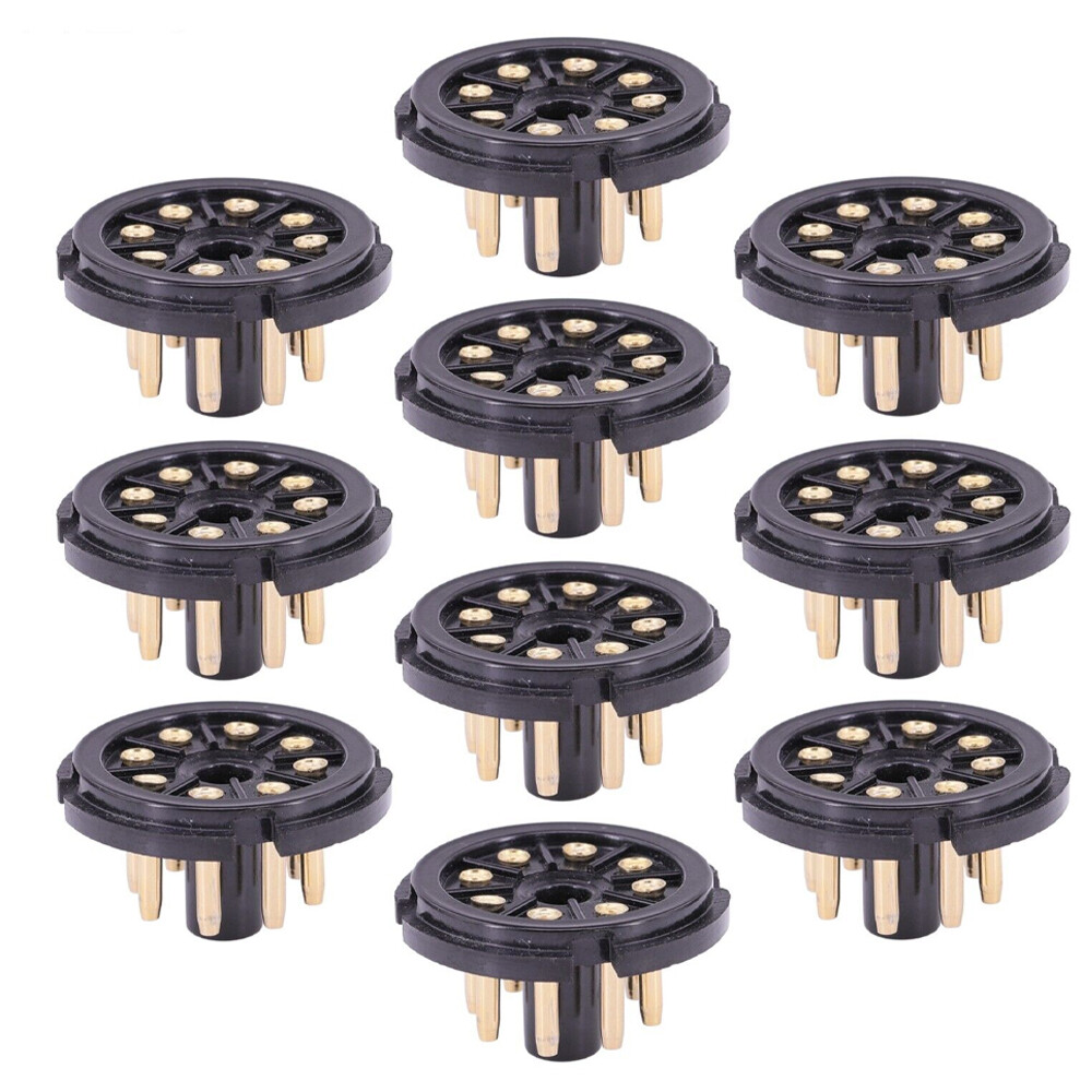 10x K8A 8Pin Tube Socket For KT88 EL34 6550 6CA7 6SN7 Valve Base Audio HIFI