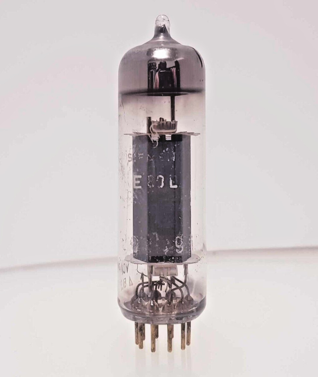 1 x E80L SIEMENS TUBE TESTED 6227 VACUUM, PENTODE GOLD PINS DELTA CODE