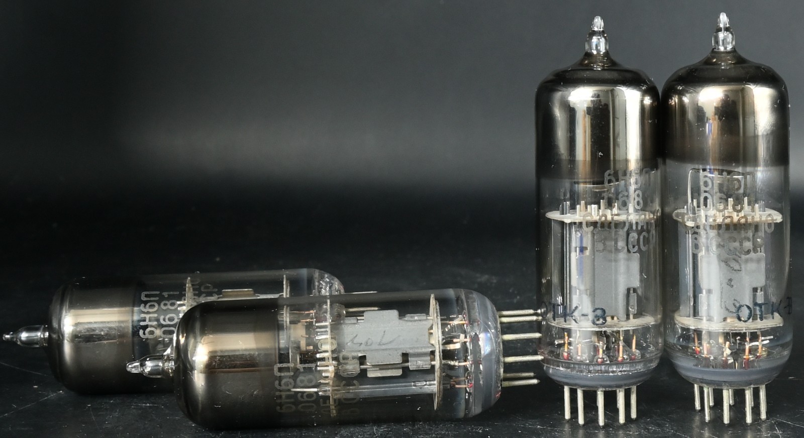 4x NOS 1981’s 6H6N 6N6P Plate Getter Made in Russia Amplitrex Tested Tube