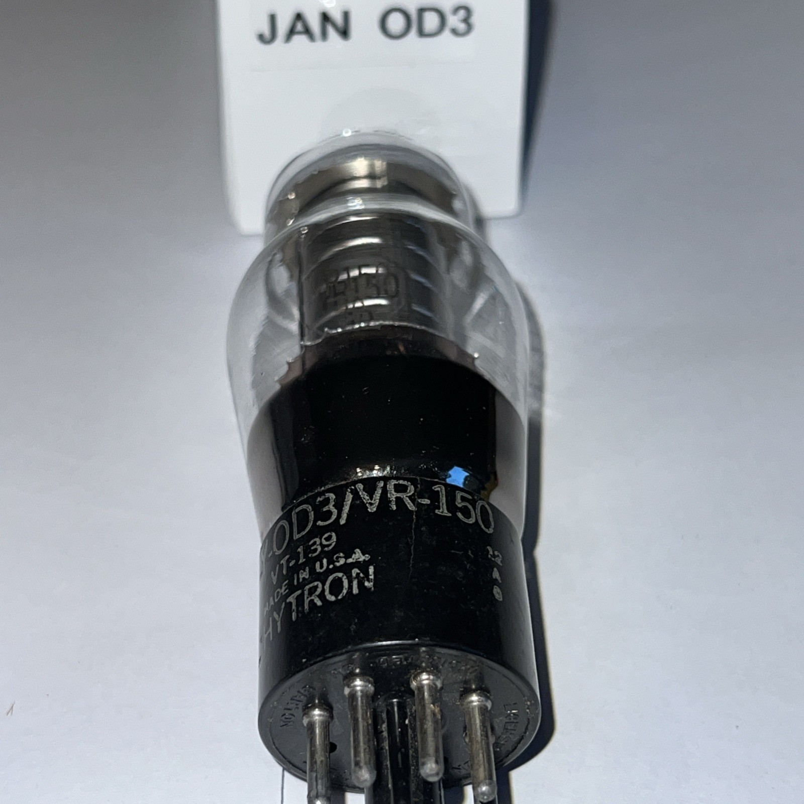 WWII JAN CHY OD3 VR150 Vacuum Tubes NOS Hytron Tested