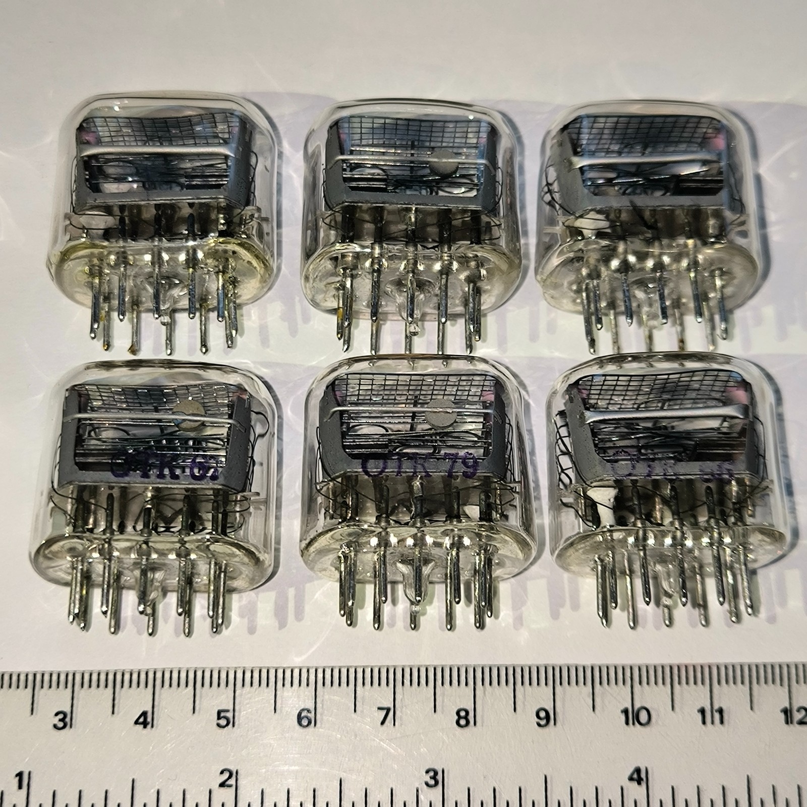 6 pcs. IN-15 IN-15A indicator lamps, vintage SYMBOL ,quality stamp.Tested!