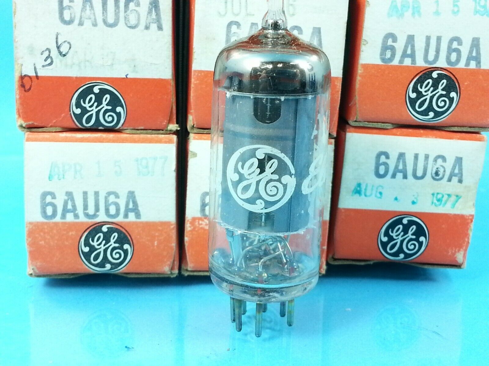 GE 6AU6 TUBE SINGLE NOS NIB BRAND NEW
