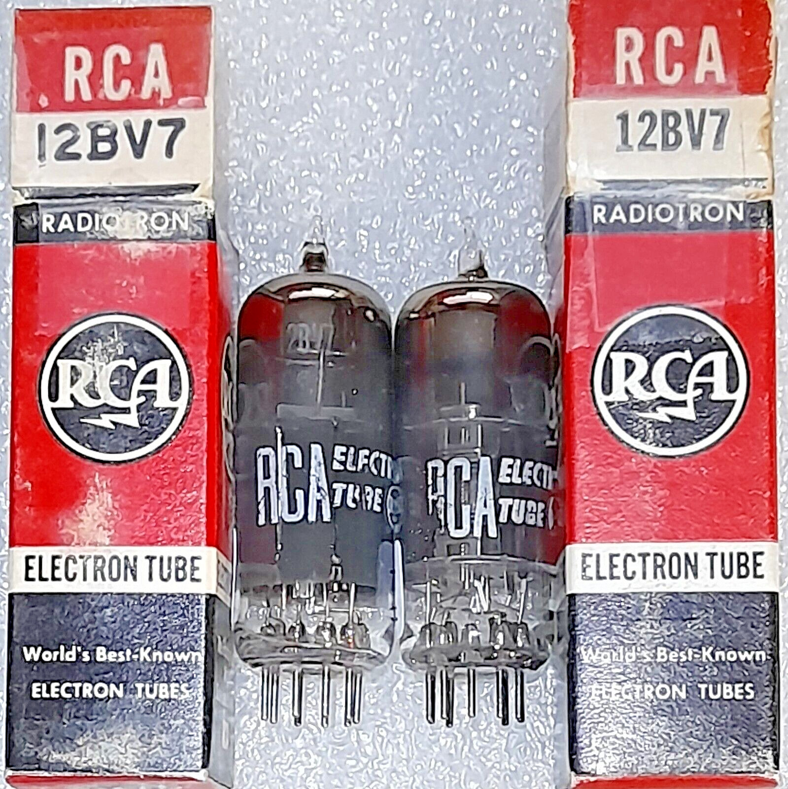 Tightly Matched Pair 12BV7 (12BY7A) RCA NOS Vacuum Tubes, B&K 747B Tested