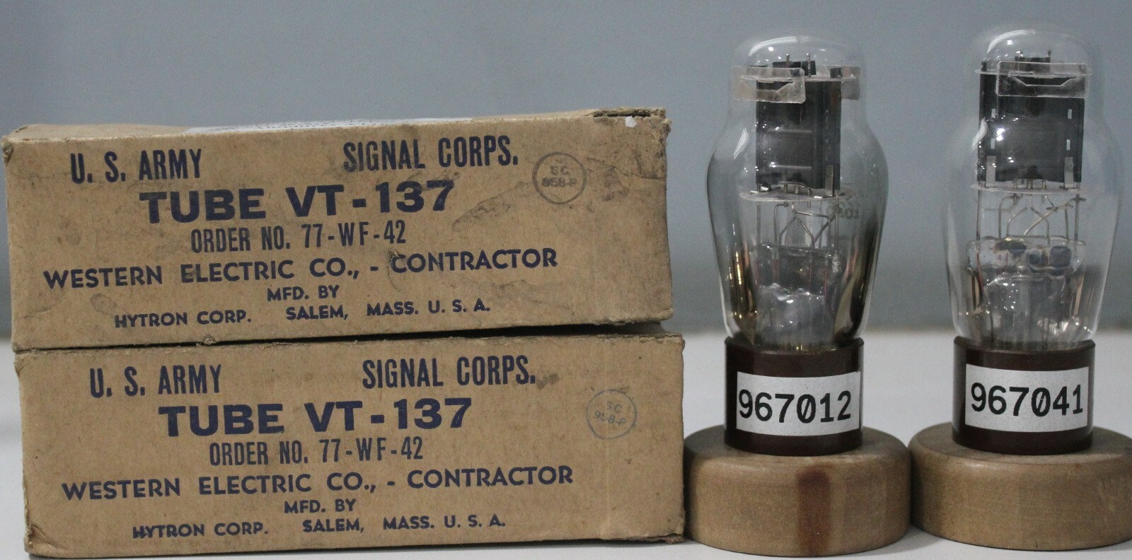NOS NIB Hytron 1626 / VT-137 Black Plate Made in USA Amplitrex Tested 1 MP