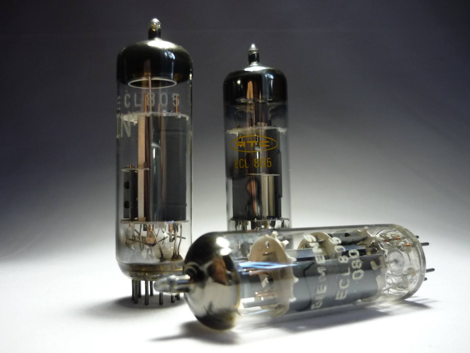 3pcs. ECL805 RTC / Siem / Inter Triode-Pentode tube TESTED