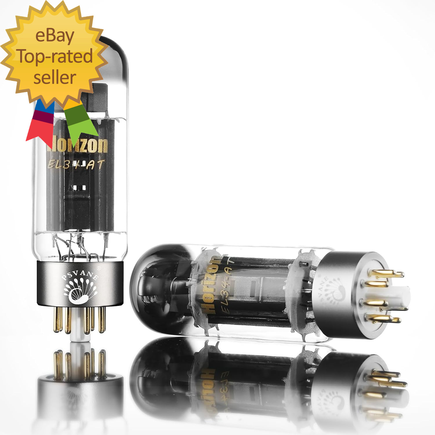 Horizon Series EL34-AT Vacuum Tube Amplifier Matched Pair (2 Pack)