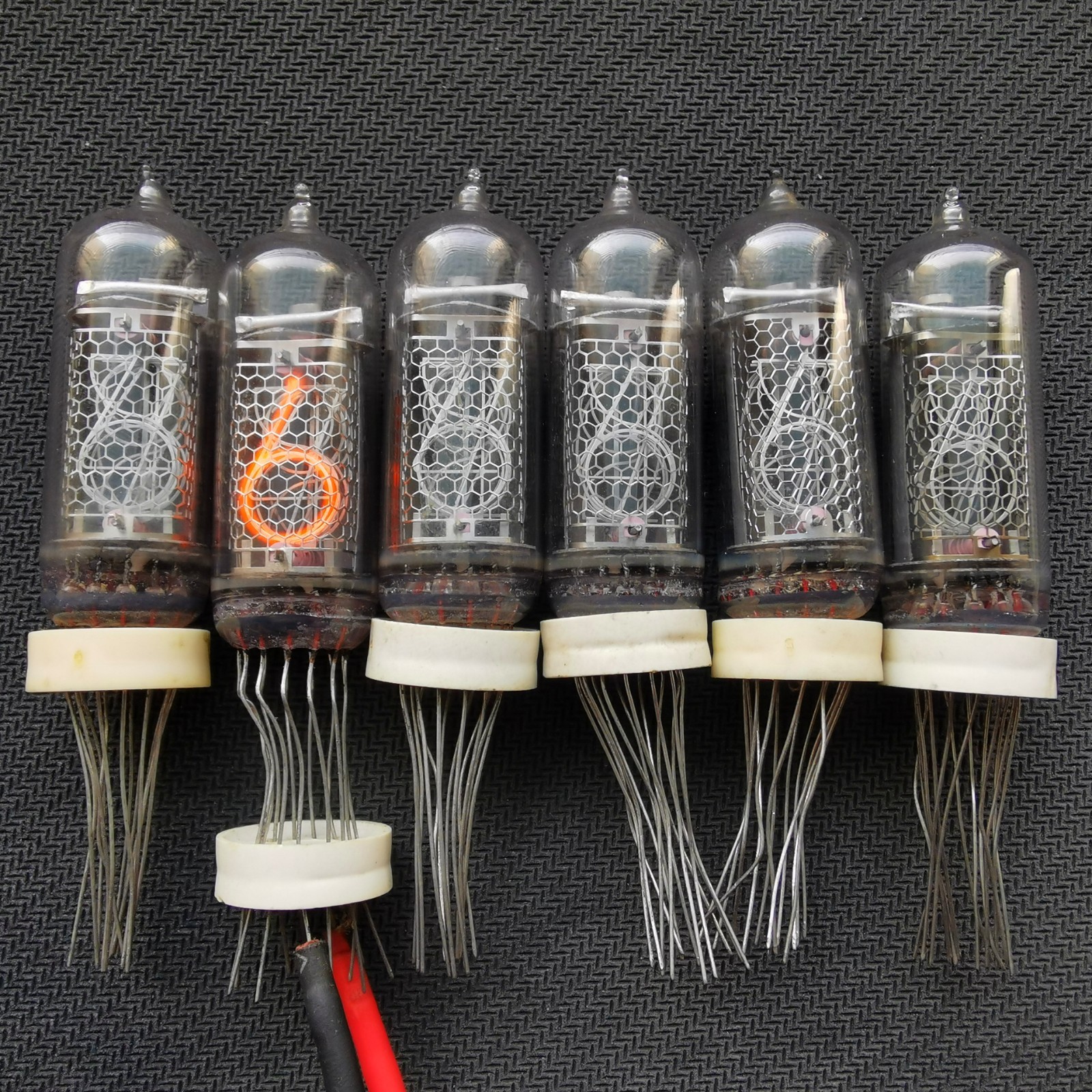 6pcs IN-14 IN14 ИН-14 NIXIE TUBES tested NEW for DIY NIXIE CLOCK soviet NOS