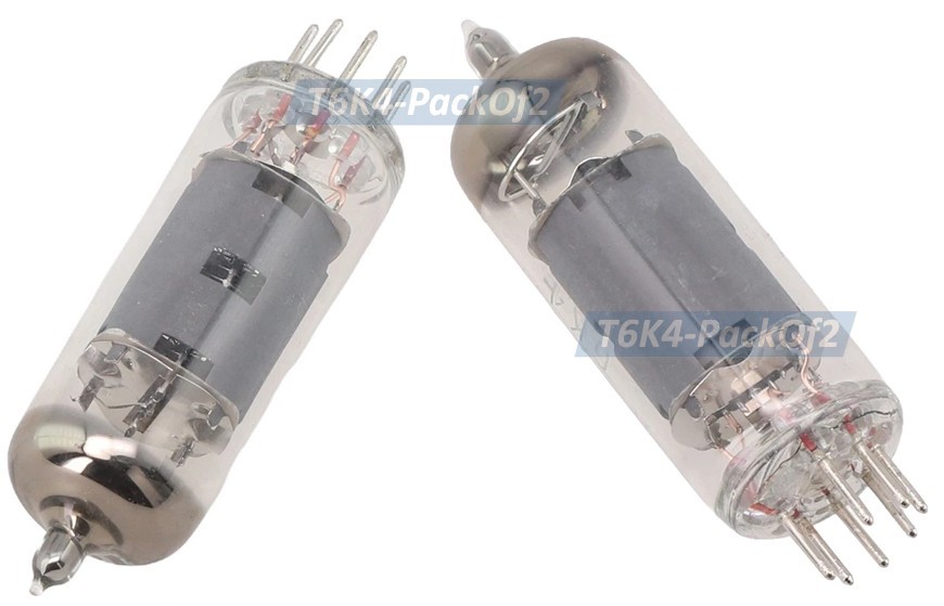 Premium 6K4 Vacuum Tube Pair For Audio Preamp Amplifier Upgrade – Pack of 2