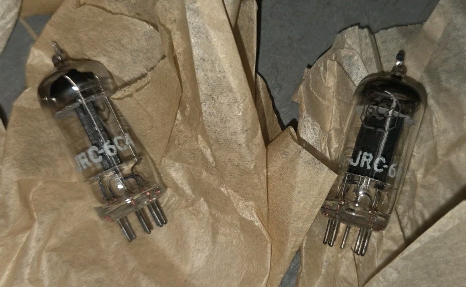 Quad 4 NOS Military JAN JRC RCA 6C4 radio amp vacuum Tubes NOS in box