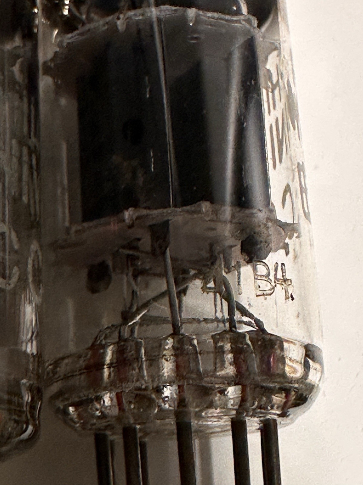 PHILIPS Miniwatt ECC83 12AX7 Herleen Holland I65 Big Getter Δ2G1-Δ1B4 Pair